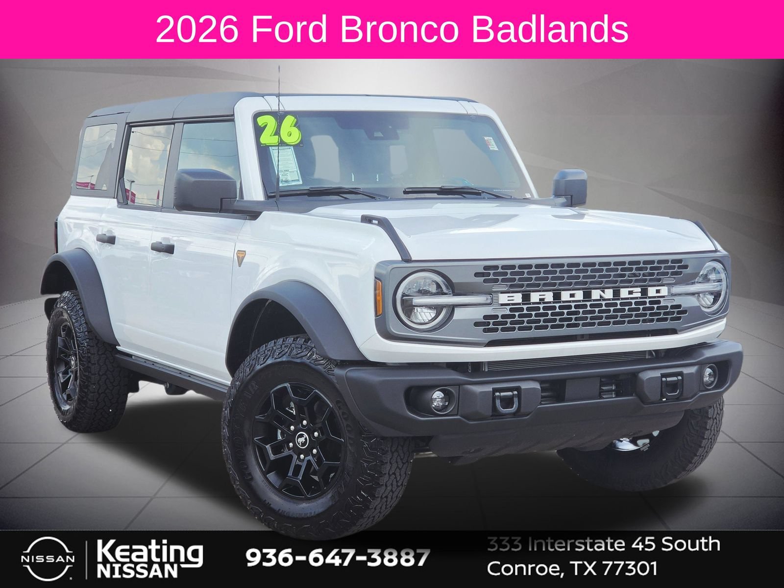 Used 2026 Ford Bronco Badlands