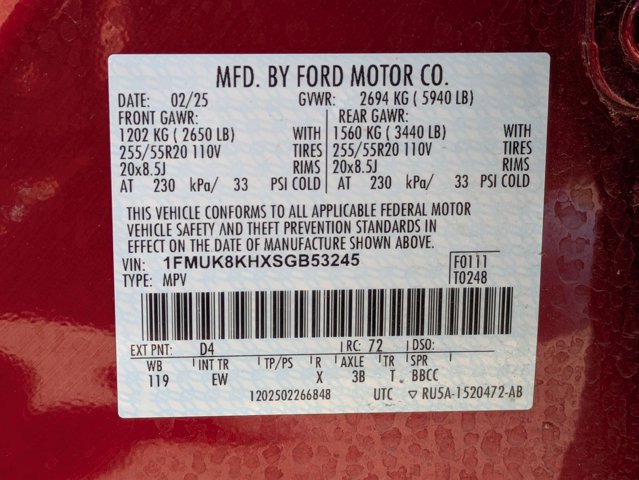 Used 2025 Ford Explorer ST-Line image 20