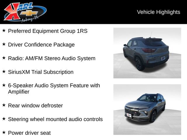 Used 2026 Chevrolet TrailBlazer RS w/ Driver Confidence Package video 2
