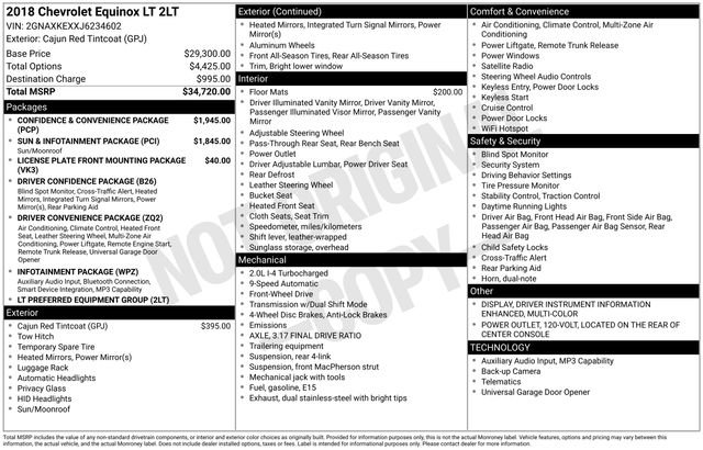 Used 2018 Chevrolet Equinox LT image 7