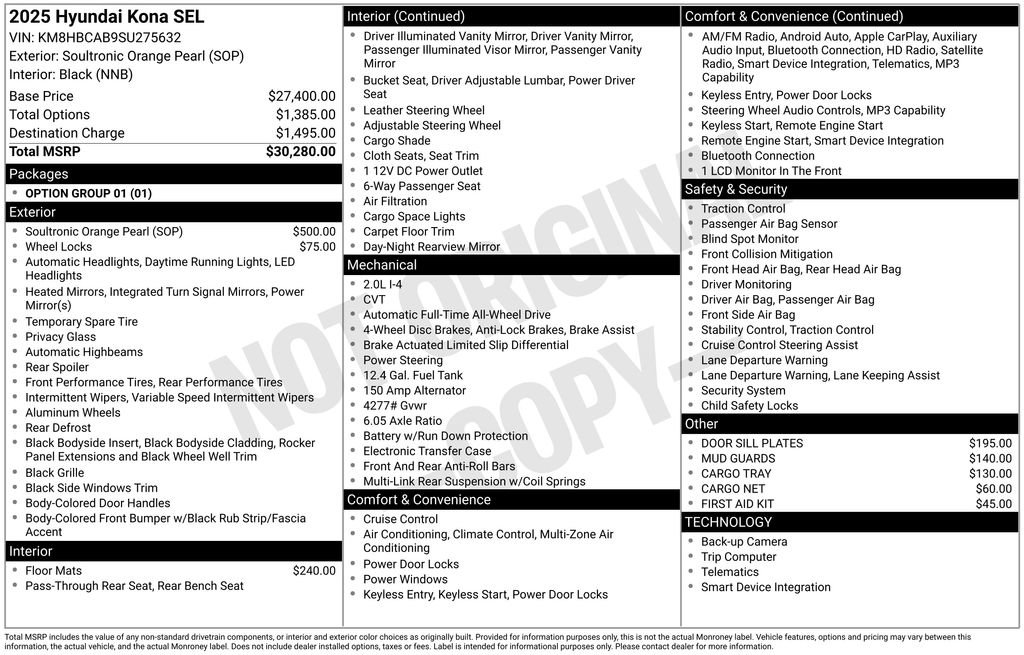 New 2025 Hyundai Kona SEL image 5