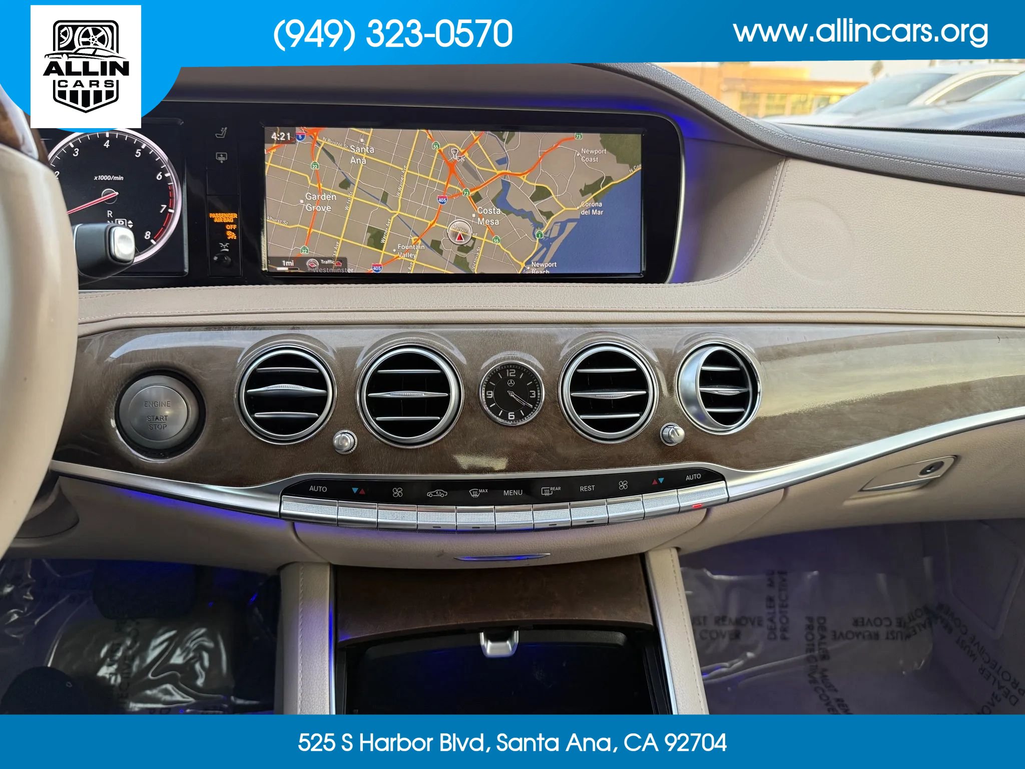 Used 2014 Mercedes-Benz S 550 Sedan w/ Premium 1 Package image 12