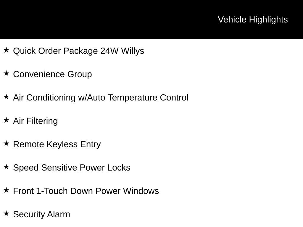 Used 2024 Jeep Wrangler Willys image 2