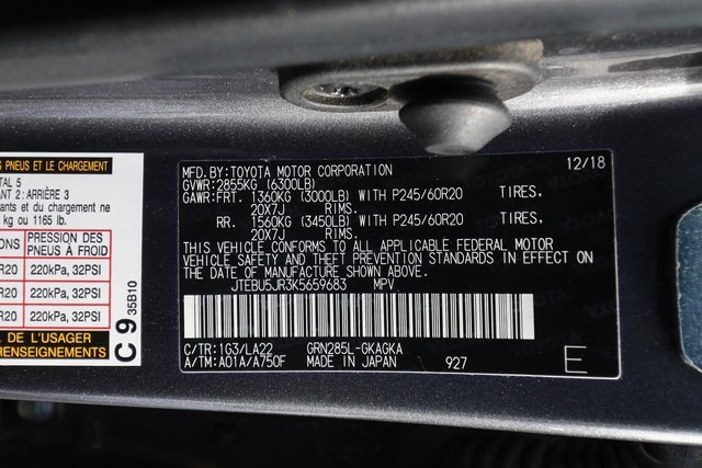 Used 2019 Toyota 4Runner Limited image 62