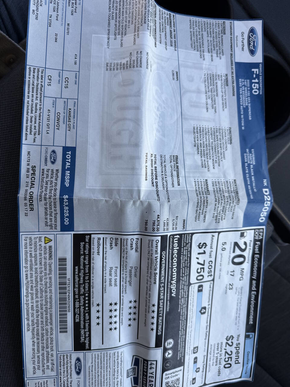 Used 2022 Ford F150 XL w/ Equipment Group 101A High image 20