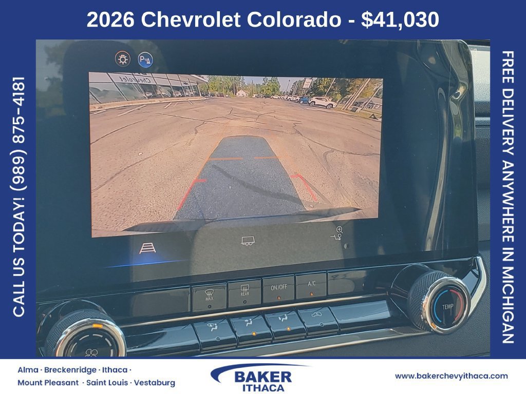 New 2026 Chevrolet Colorado W/T w/ WT Custom Package AWD/4WD image 17