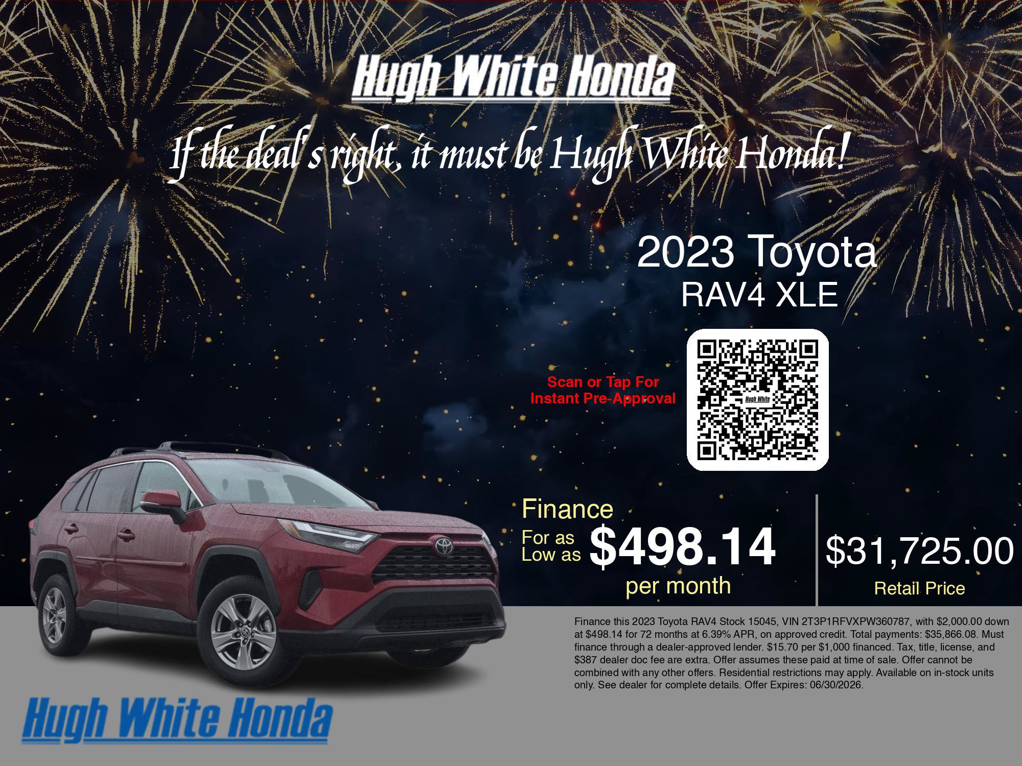 Used 2023 Toyota RAV4 XLE AWD/4WD image 3