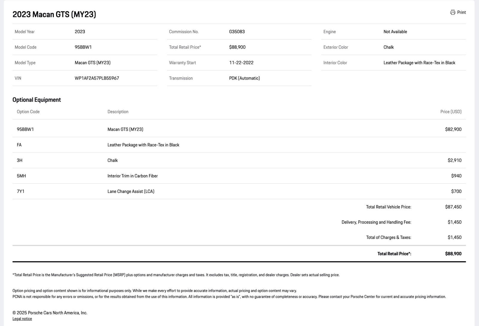 Certified 2023 Porsche Macan GTS AWD/4WD image 33
