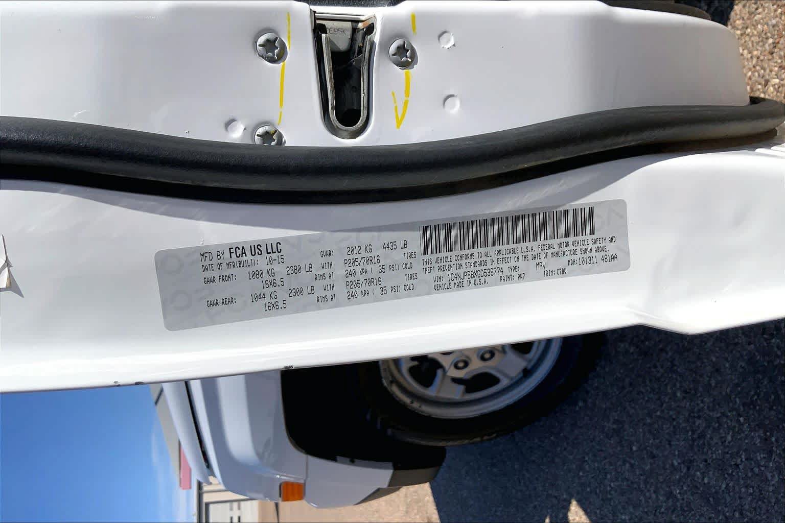 Used 2016 Jeep Patriot Sport w/ Power Value Group FWD image 37
