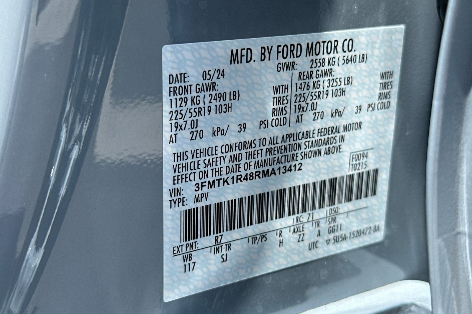 Certified 2024 Ford Mustang Mach-E Select RWD image 30