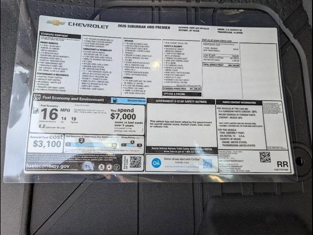 New 2026 Chevrolet Suburban Premier image 18