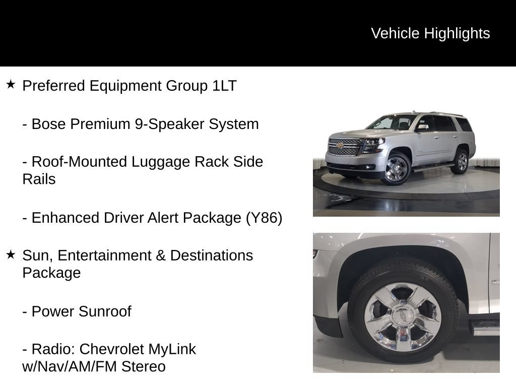 Used 2017 Chevrolet Tahoe LT w/ LT Signature Package AWD/4WD image 25