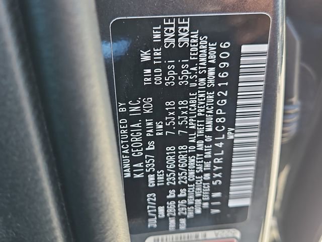 Certified 2023 Kia Sorento S w/ Panoramic Sunroof Package FWD image 31