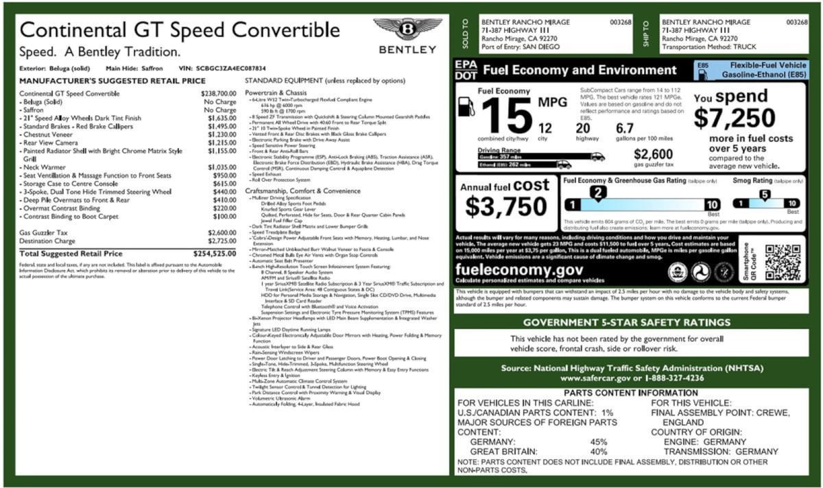 Used 2014 Bentley Continental GT Speed image 21