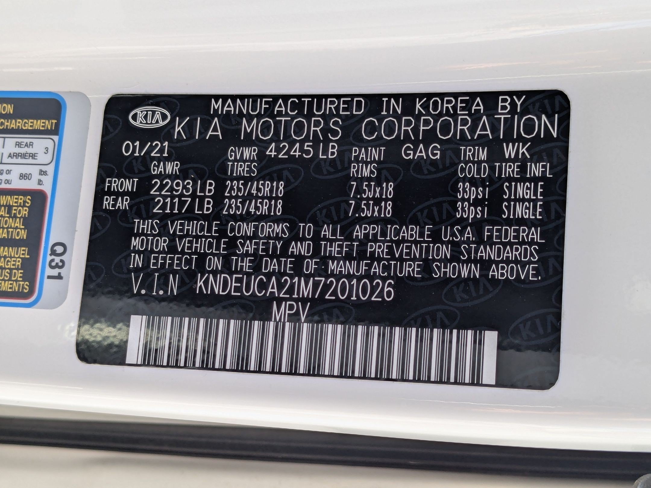 Certified 2021 Kia Seltos S AWD/4WD image 30