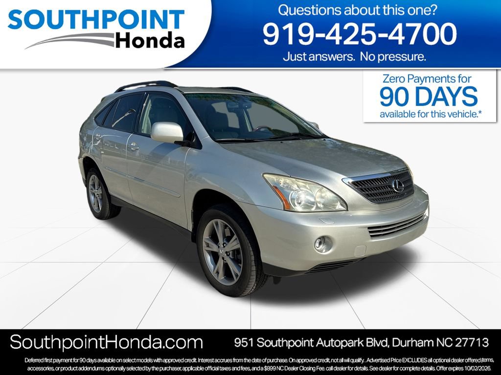Used 2007 Lexus RX 400h AWD w/ Premium Plus Pkg