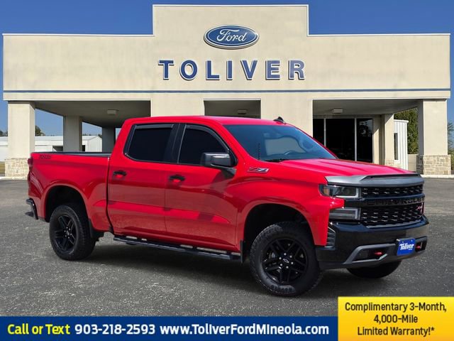 Used 2021 Chevrolet Silverado 1500 Custom Trail Boss w/ LPO, Dark Essentials Package AWD/4WD video 1