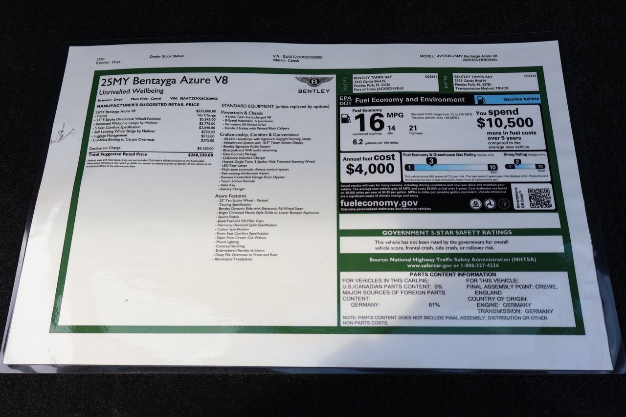 New 2025 Bentley Bentayga image 13