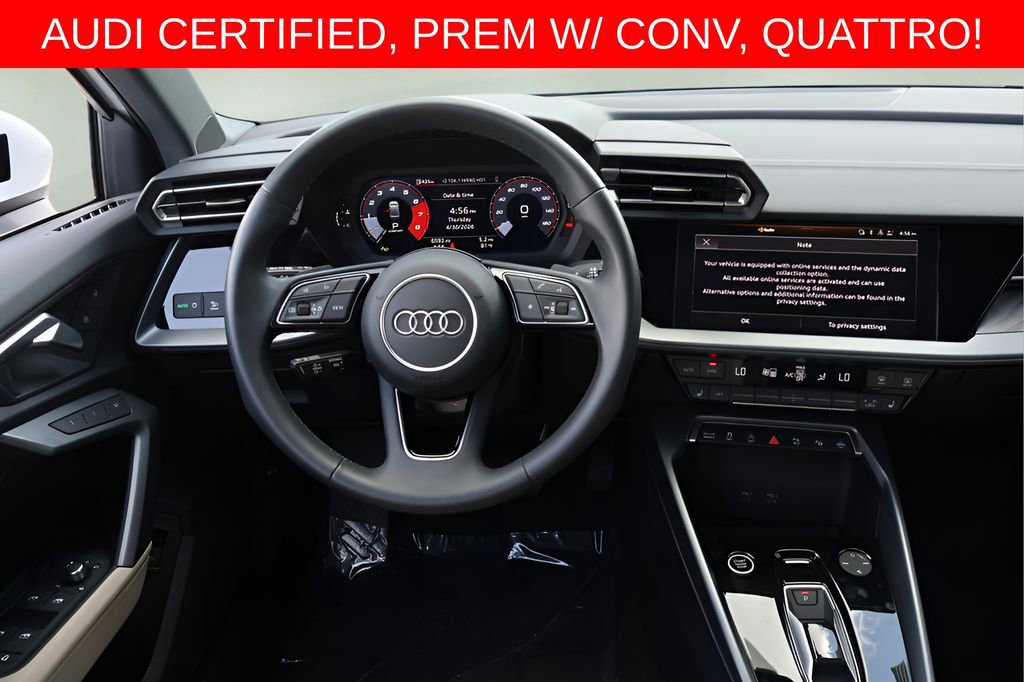 Used 2025 Audi A3 2.0T Premium w/ Convenience Package AWD/4WD image 13