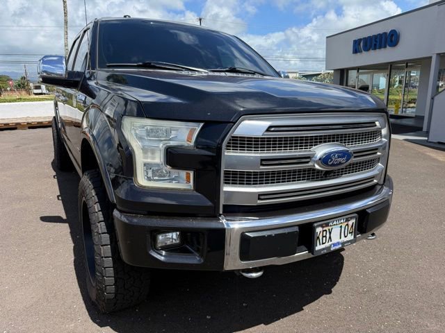 Used 2015 Ford F150 Platinum w/ Equipment Group 701A Luxury AWD/4WD image 2