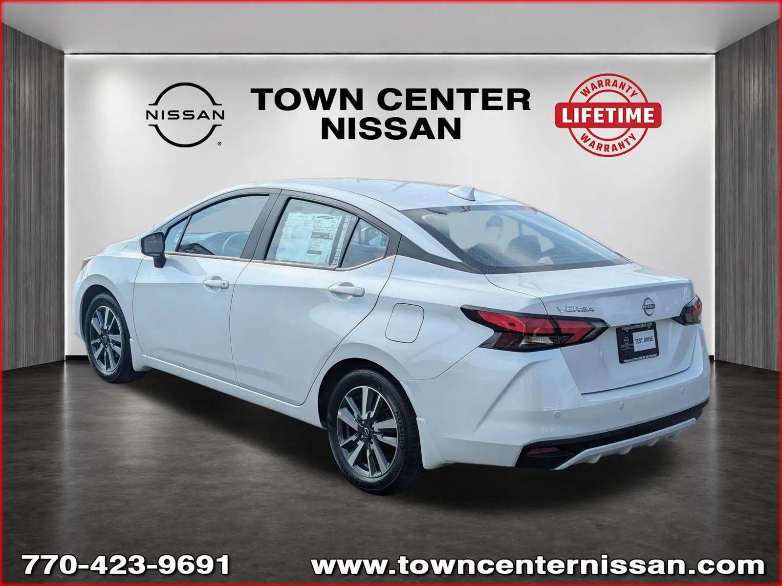 New 2025 Nissan Versa SV w/ Trunk Package FWD image 6