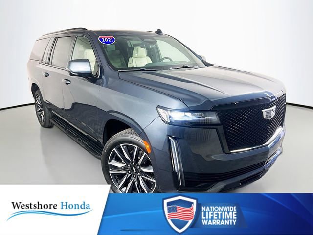 Used 2021 Cadillac Escalade ESV Sport w/ Driver Assist Tech Package image 1