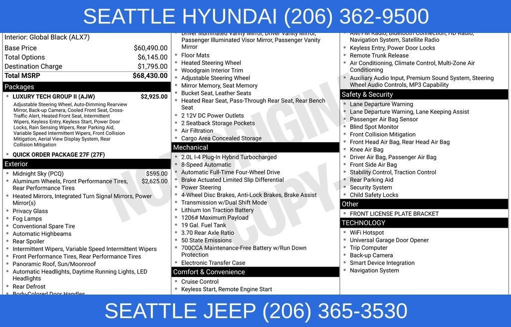 Used 2023 Jeep Grand Cherokee 4WD 4xe w/ Luxury Tech Group II image 2