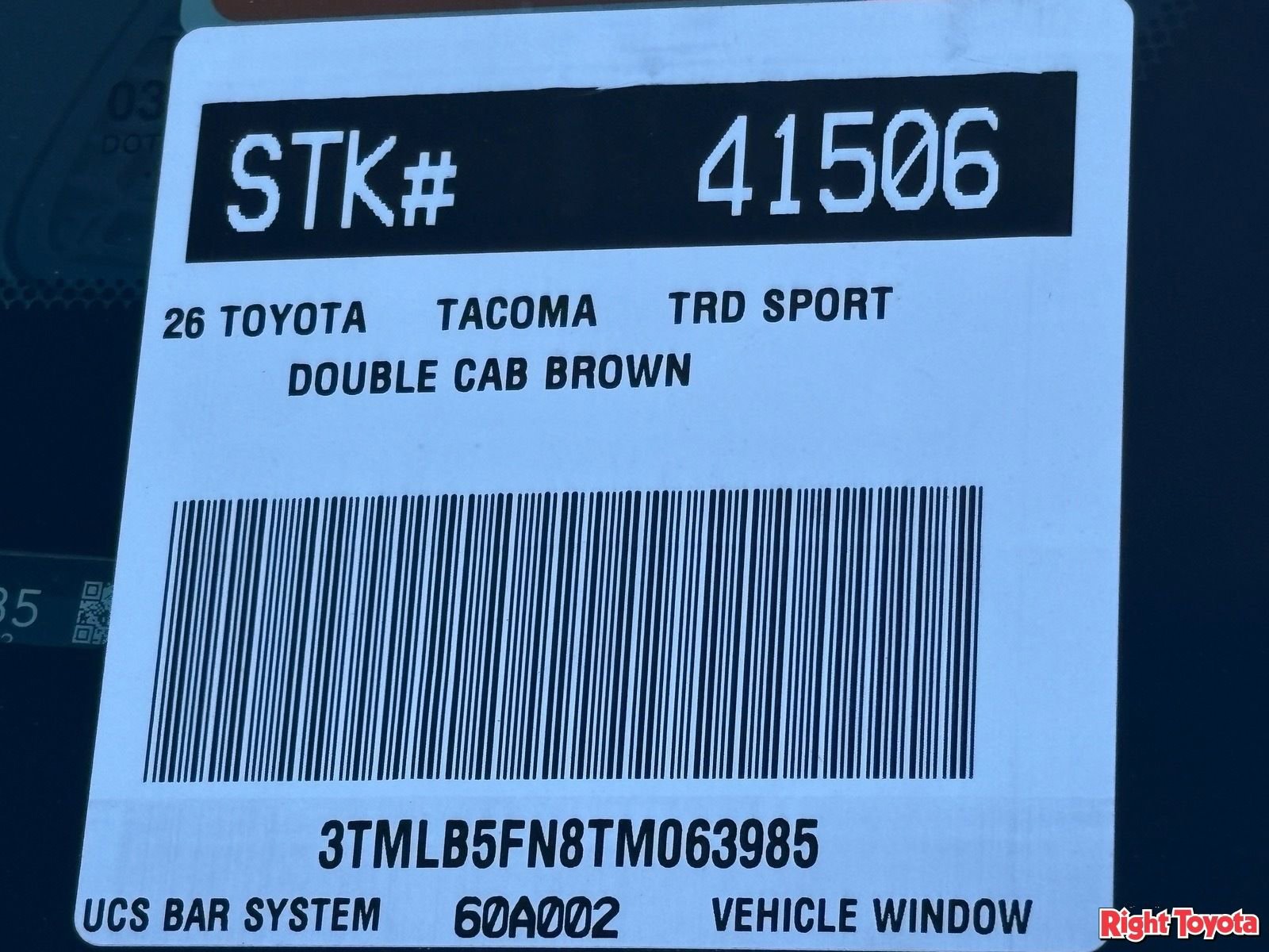 New 2026 Toyota Tacoma TRD Sport RWD image 25