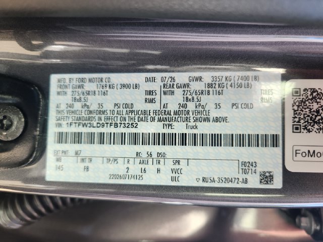 New 2026 Ford F150 XLT w/ Equipment Group 302A MID AWD/4WD image 24
