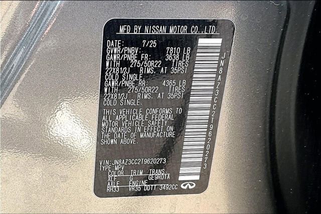 Used 2026 INFINITI QX80 Autograph image 36