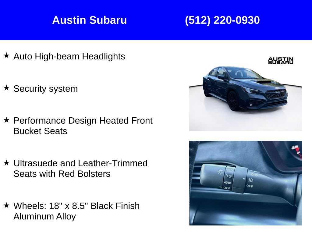 New 2026 Subaru WRX Limited AWD/4WD image 17