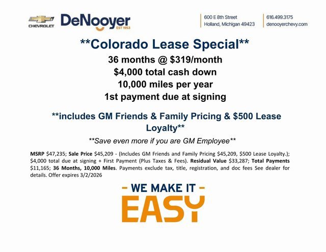 New 2025 Chevrolet Colorado LT w/ LT Convenience Package image 2