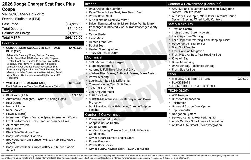 New 2026 Dodge Charger R/T Scat Pack image 39
