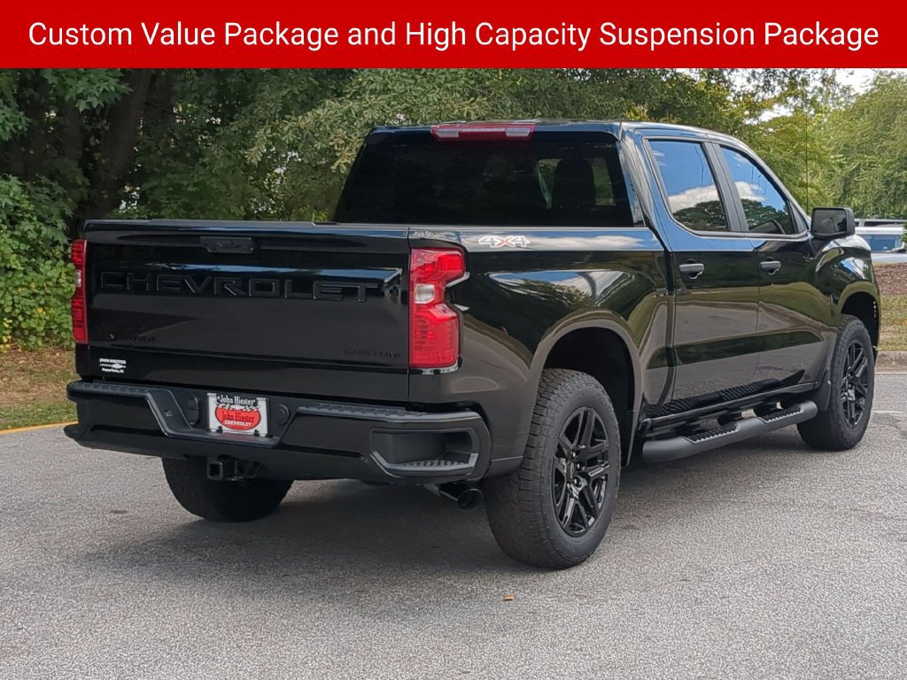 New 2026 Chevrolet Silverado 1500 Custom w/ Turbomax Blackout Package AWD/4WD image 5
