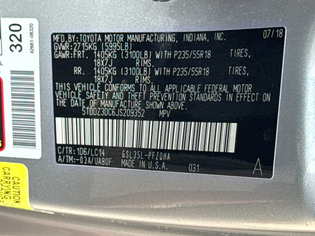 Used 2018 Toyota Sienna XLE Premium AWD/4WD image 43