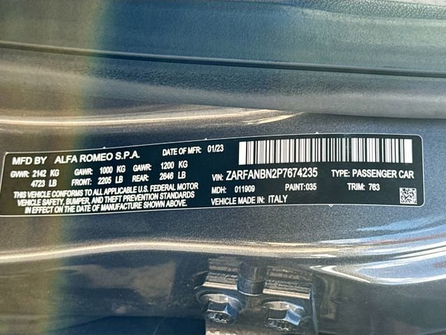 Used 2023 Alfa Romeo Giulia AWD w/ Quick Order Package 22X Lusso image 42