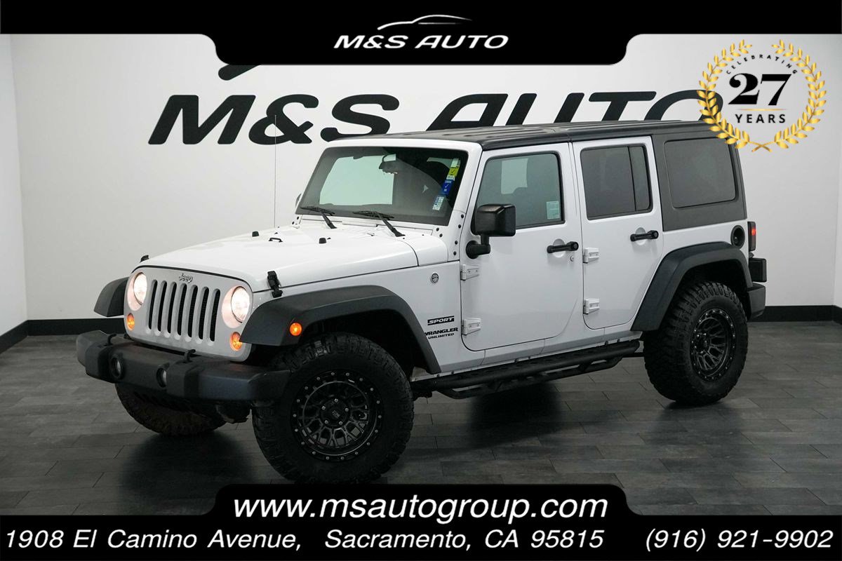 Used 2016 Jeep Wrangler Unlimited Sport w/ Quick Order Package 24S