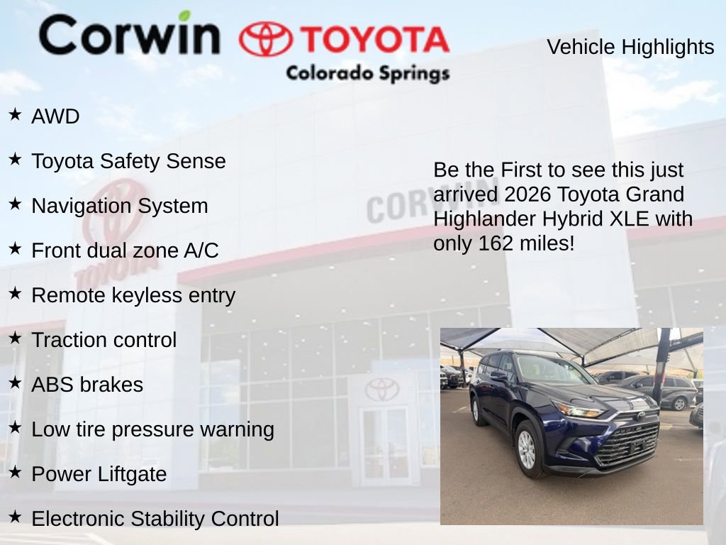 Used 2026 Toyota Grand Highlander XLE AWD/4WD image 4