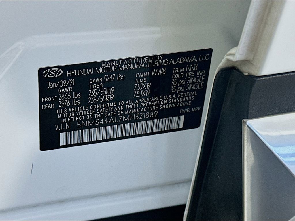 Used 2021 Hyundai Santa Fe Limited FWD image 35