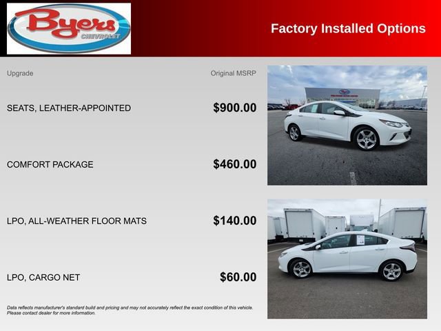 Used 2017 Chevrolet Volt LT w/ Comfort Package image 10