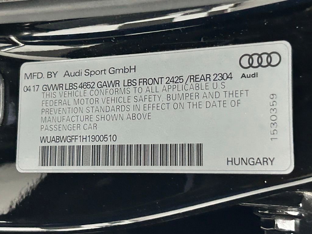Used 2017 Audi RS 3 AWD/4WD image 23