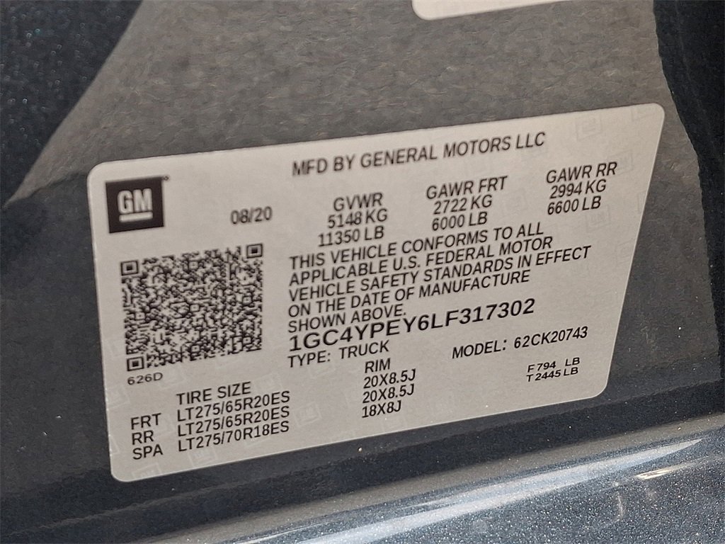 Used 2020 Chevrolet Silverado 2500 LTZ w/ LTZ Premium Package image 28