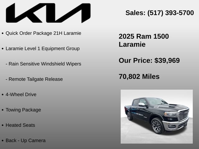 Used 2025 RAM 1500 Laramie AWD/4WD image 5