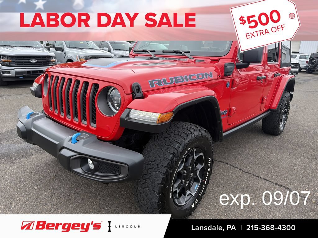 Used 2023 Jeep Wrangler Unlimited Rubicon 4xe w/ Cold Weather Group AWD/4WD video 1