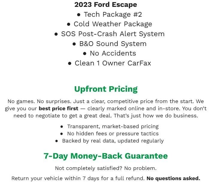 Used 2023 Ford Escape Active w/ Tech Pack #2 image 37