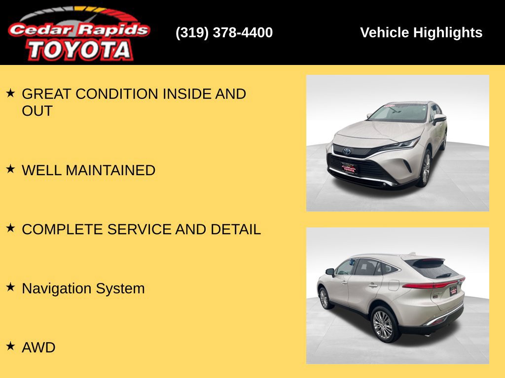 Certified 2023 Toyota Venza Limited AWD/4WD image 7