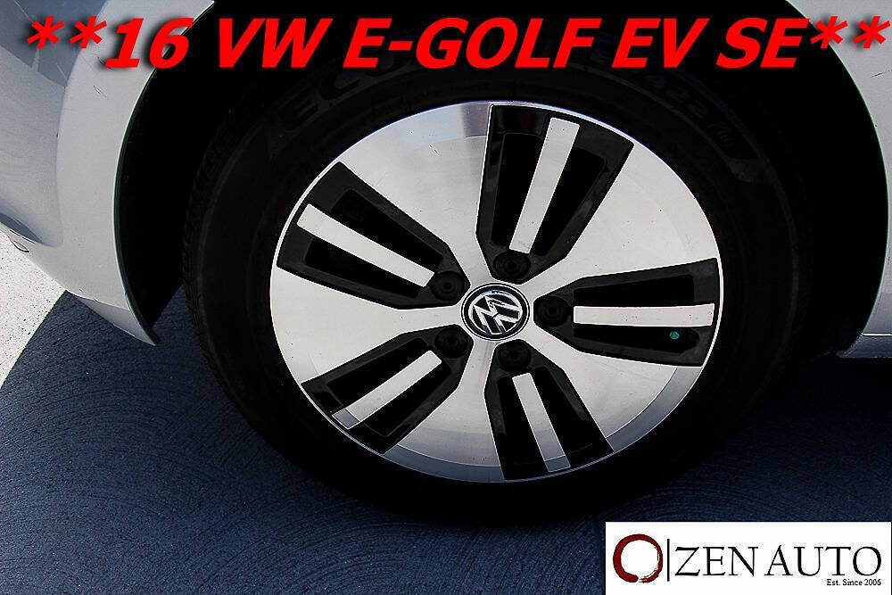 Used 2016 Volkswagen e-Golf SE FWD image 44