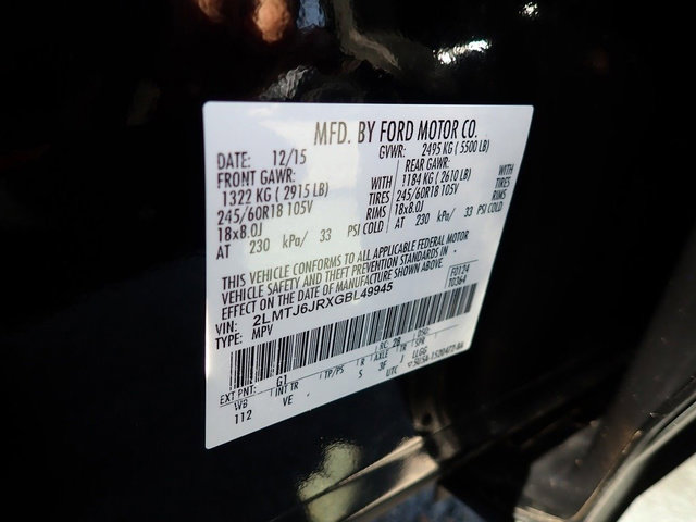 Used 2016 Lincoln MKX Premiere FWD image 21