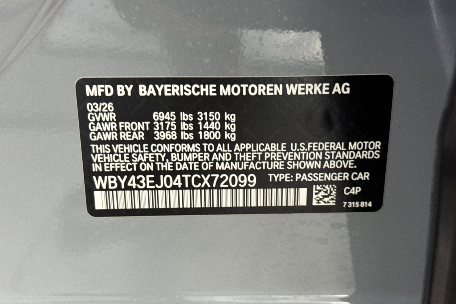 New 2026 BMW i7 eDrive50 w/ Executive Package RWD image 20