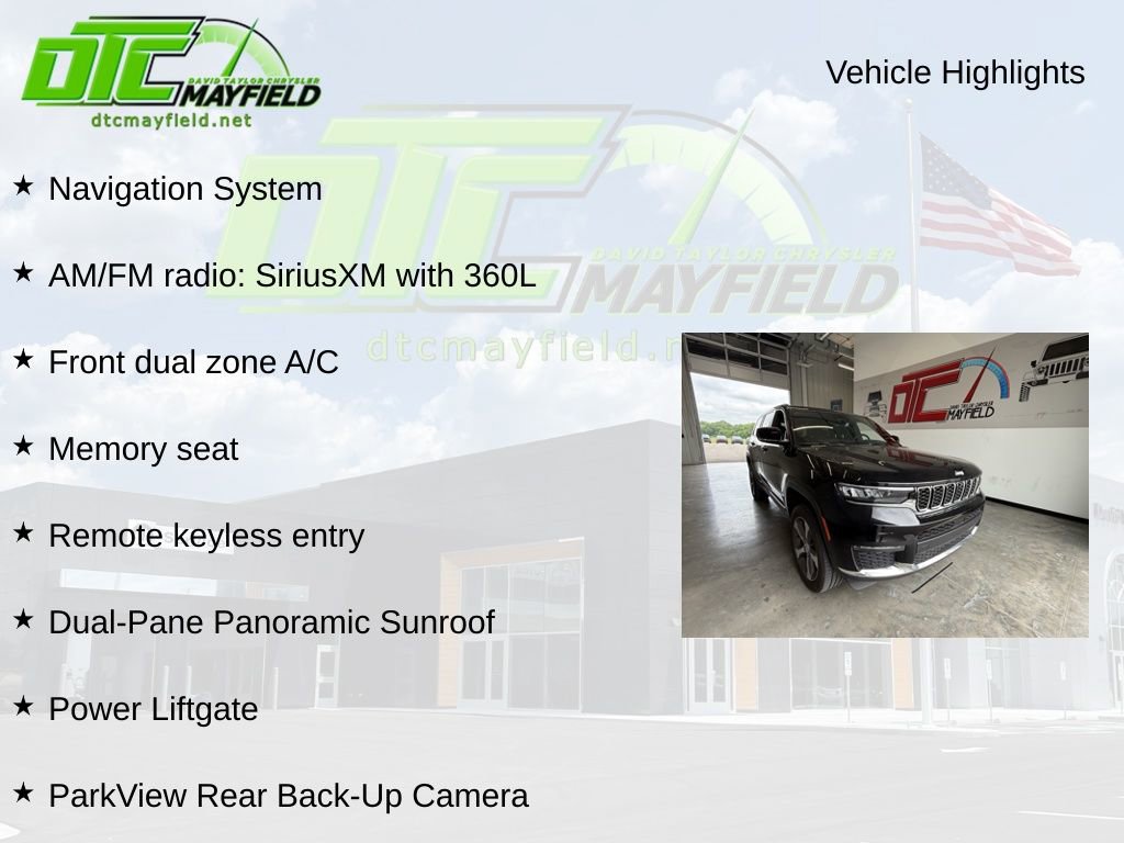Used 2025 Jeep Grand Cherokee L Limited w/ Luxury Tech Group II AWD/4WD image 6